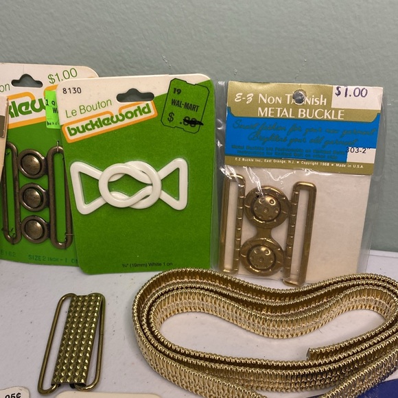 Vintage Lot of 18 Buckle and Slides - Picture 5 of 10
